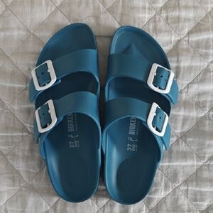 Birkenstock Teal Double Strap Sandals